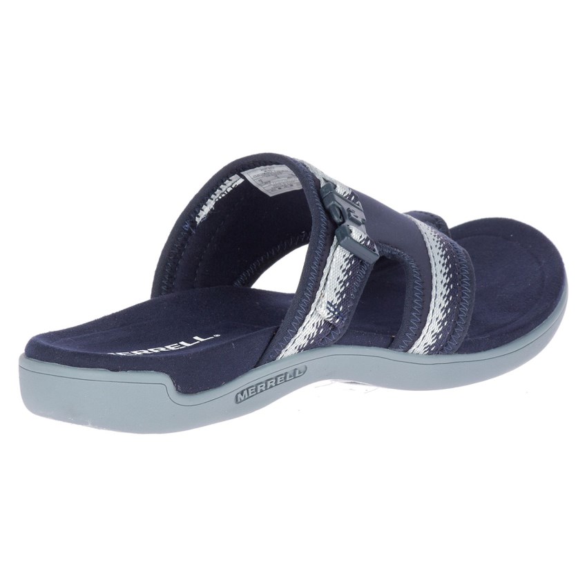 Sandales Merrell District Muri Wrap Bleu Marine Femme | V.F.GYOB